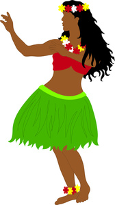 168x300 Hawaiian Clipart Image