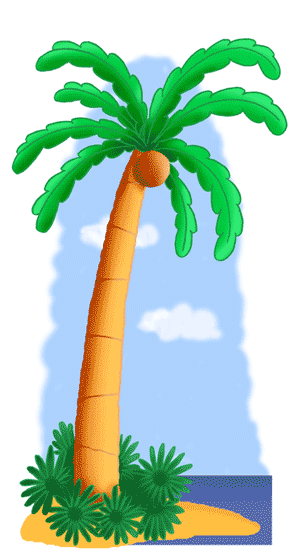 300x552 Hawaiian Palm Tree Clip Art Clipart Panda