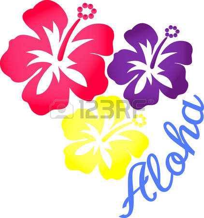 422x450 Tropical Clipart Lei Flower