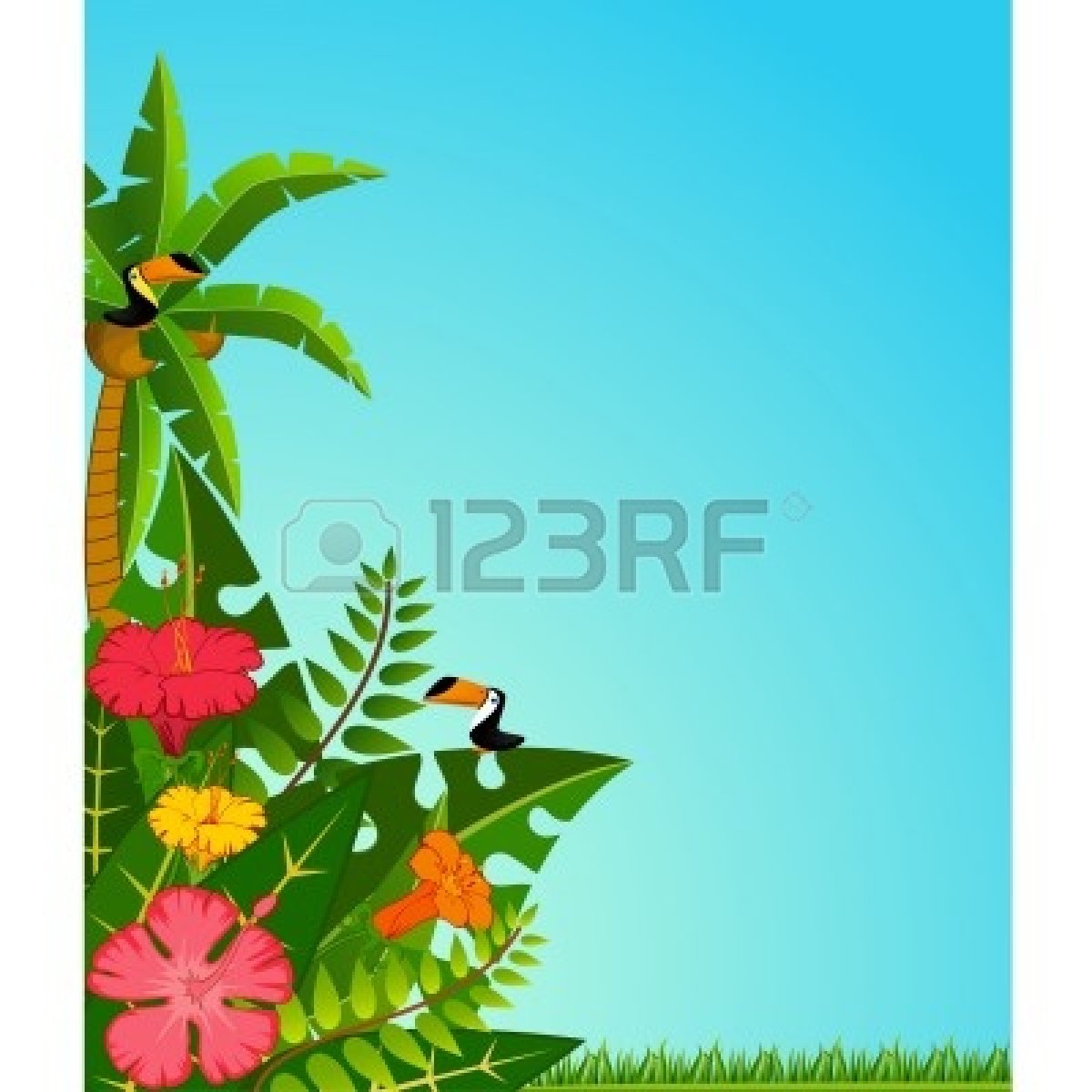 1200x1200 Luau Background Clipart