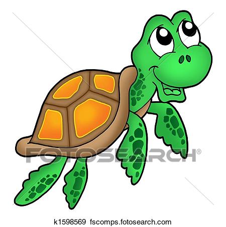 450x453 Sea Turtle Clipart