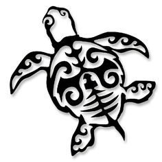 236x236 Graphic Hawksbill Sea Turtle Drawn In Line Art Style. Ocean Vector