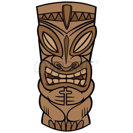 450x450 Totem Pole Clipart Tiki