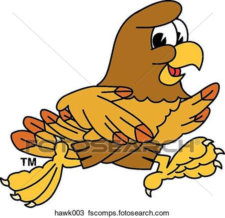 450x436 Clipart Of Hawk Standing Hawk001