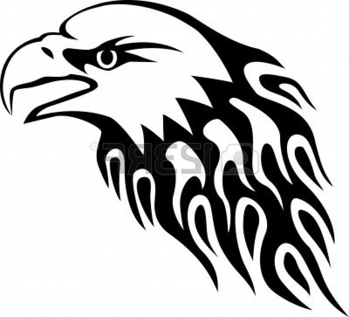 1200x1089 Hd American Eagle Clip Art Black And White Head Design