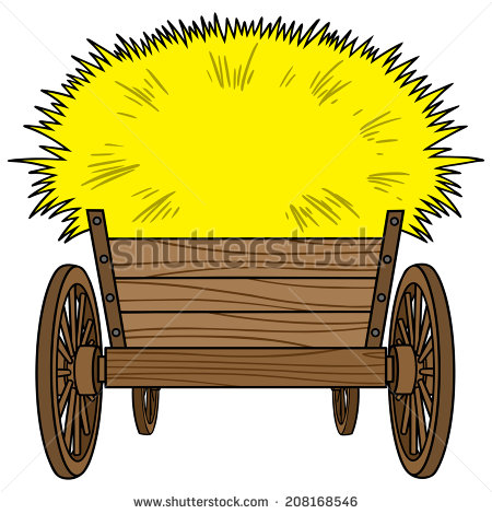 450x470 Cart Clipart Hay Wagon