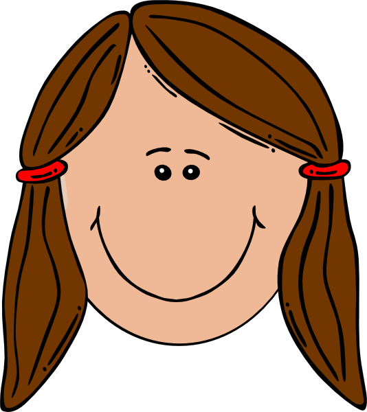 534x600 Head Clip Art