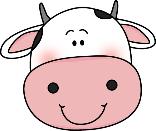 500x421 Cow Face Clip Art