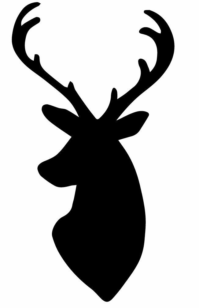 651x1006 Deer Head Silhouette Clip Art Clipart Clipart