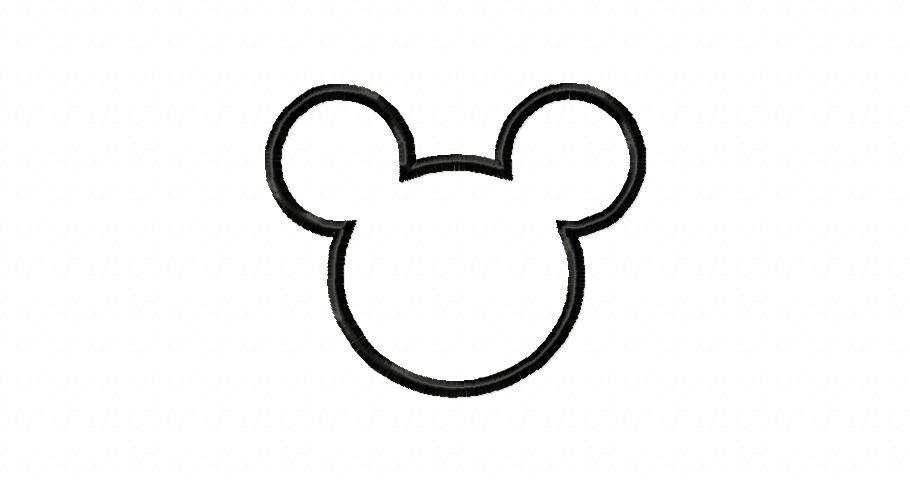 910x480 Mickey Mouse Head Outline Of Mickey Mouse Free Download Clip Art
