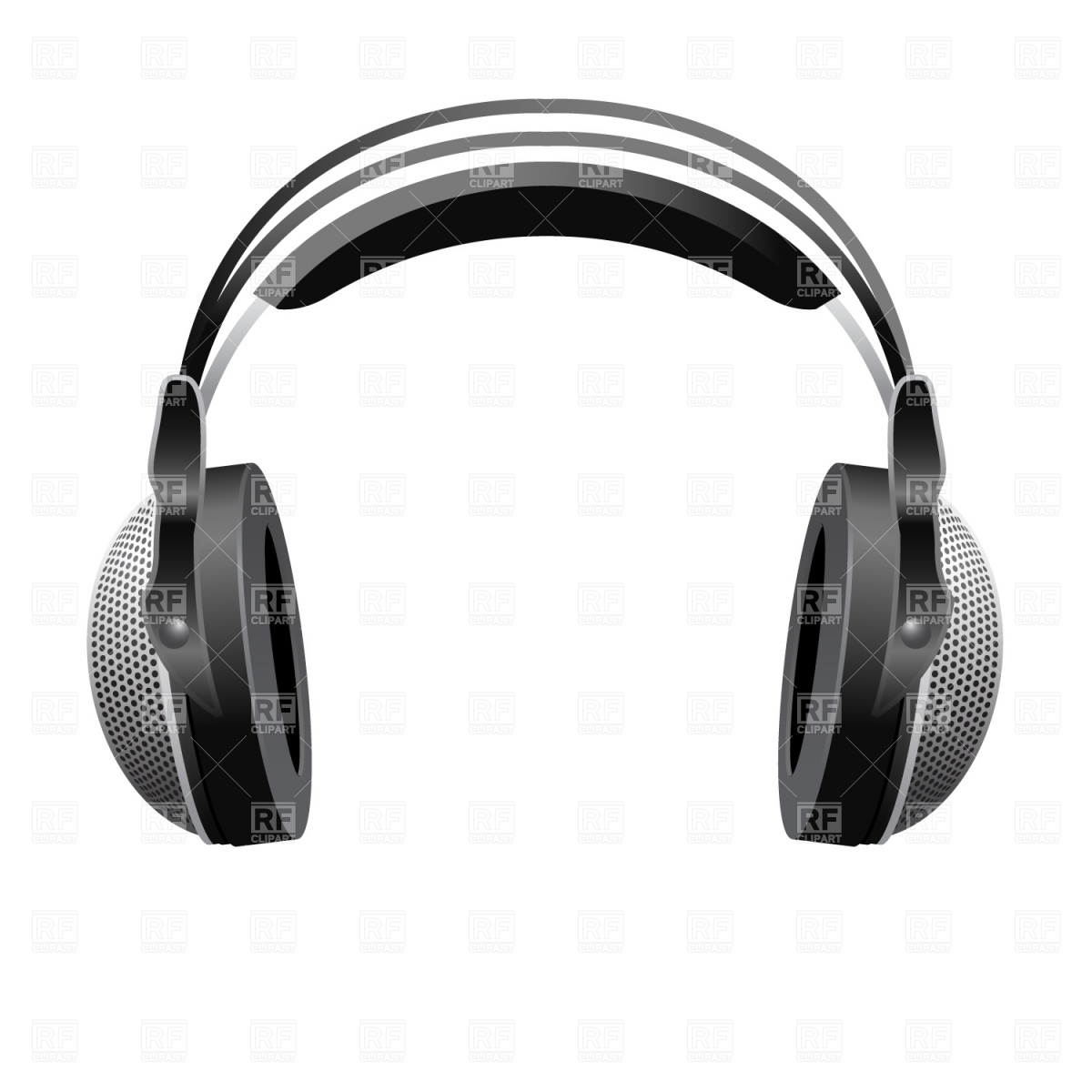 1200x1200 Large Dj Headphones Royalty Free Vector Clip Art Image