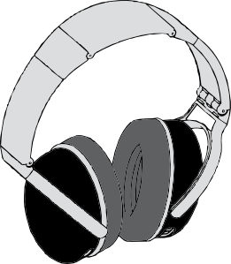 261x299 Headphones Clip Art