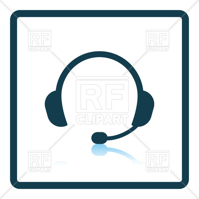 400x400 Headset Icon Royalty Free Vector Clip Art Image