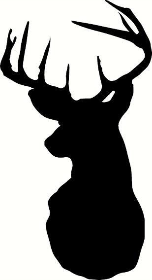 309x568 Best Deer Head Silhouette Ideas Deer Head