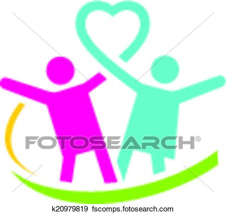 450x426 Clip Art Of Family Health Logo K20979819