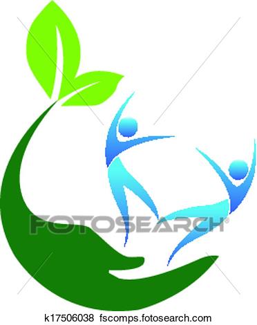 372x470 Clip Art Of Happy Healthy People Logo K17506038