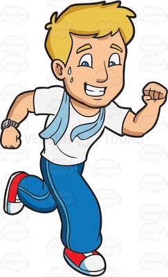 243x400 Fit Man Clipart