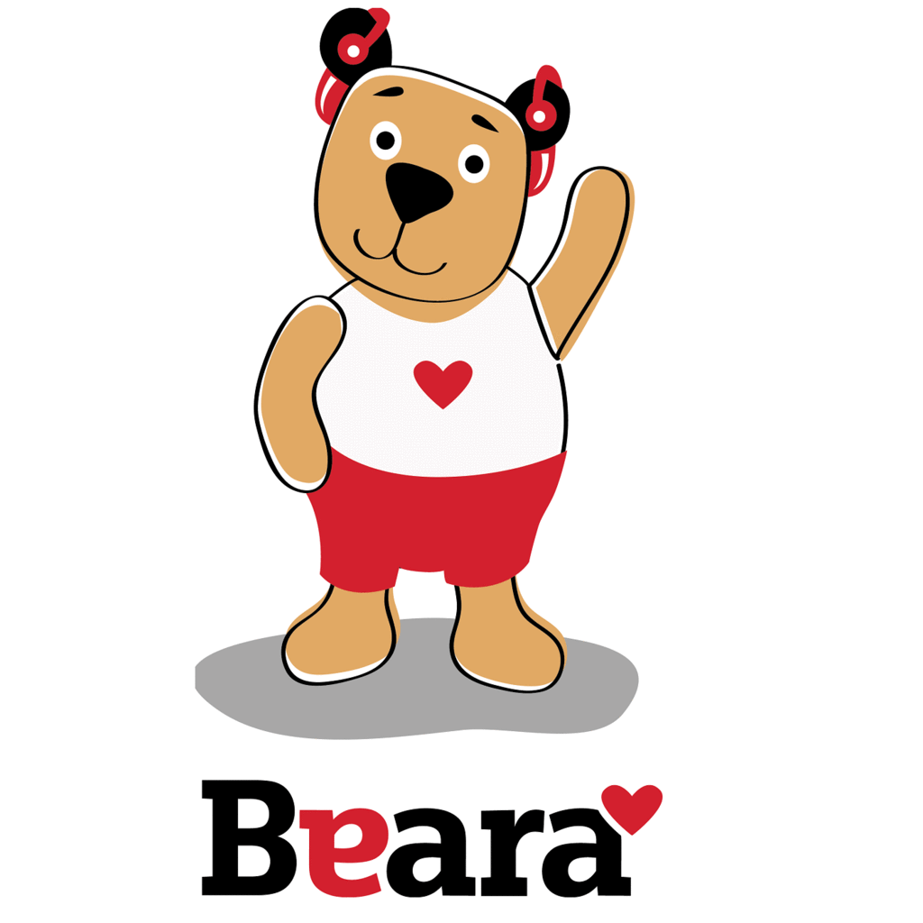 1024x1024 Beara Stickers For Boys With Hearing Aids (10 Pcs) Little Beara