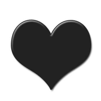 350x350 Heart Black And White Heart Clipart Black And White Hearts Heart 3