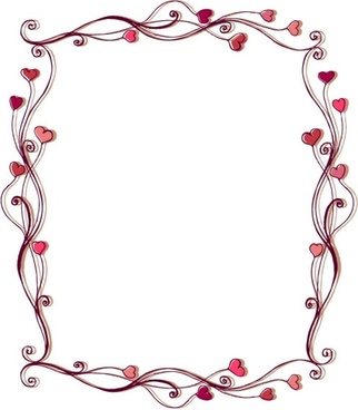 322x368 Heart Border Free Vector Download (9,284 Free Vector)