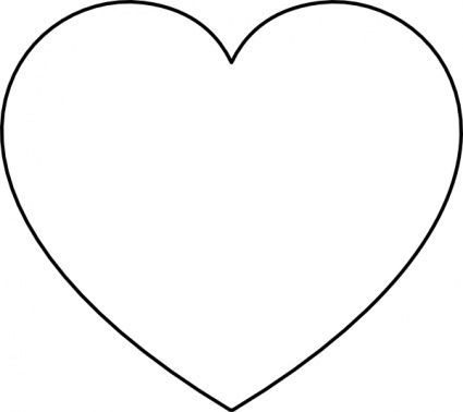 Heart Outline | Free download on ClipArtMag