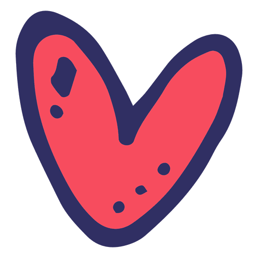 512x512 Red Heart Cartoon