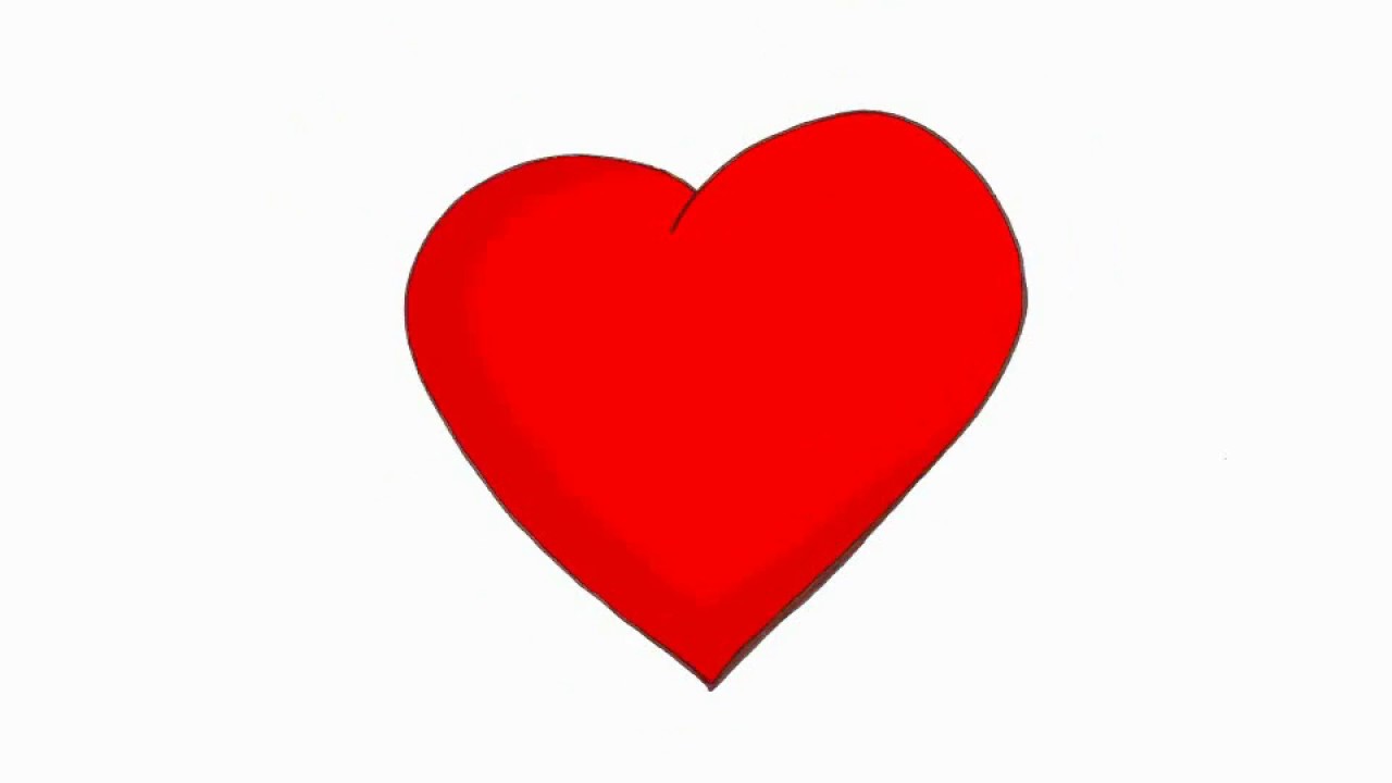 1280x720 Heart Beat Cartoon