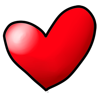 350x327 Cartoon Heart Clipart