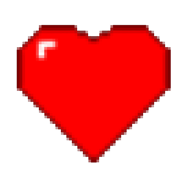 800x800 8 Bit Clipart Heart