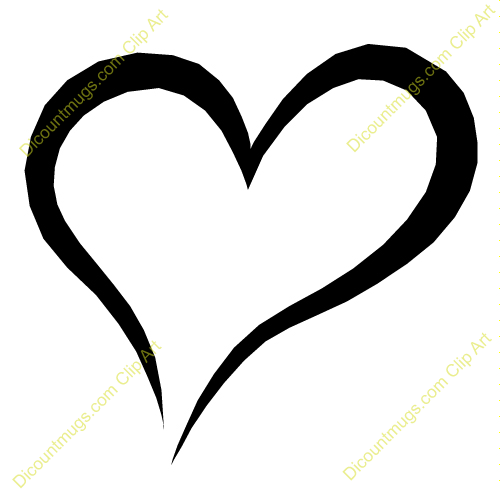 500x494 Heart Shaped Clipart Open Heart
