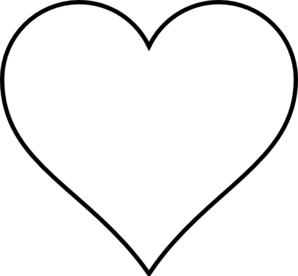 298x276 Black Heart Clipart No Background Letters