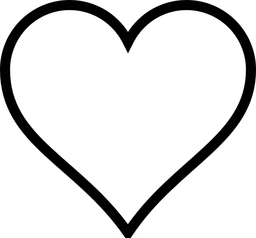 830x771 Black And White Heart Clipart Heart Clipart Black And White Free