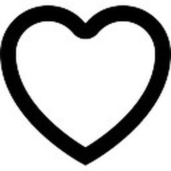 338x338 Clipart Outline Heart
