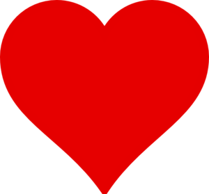 300x279 Heart Without Border Clip Art