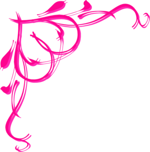 292x297 Pink Heart Border Clipart Letters Format