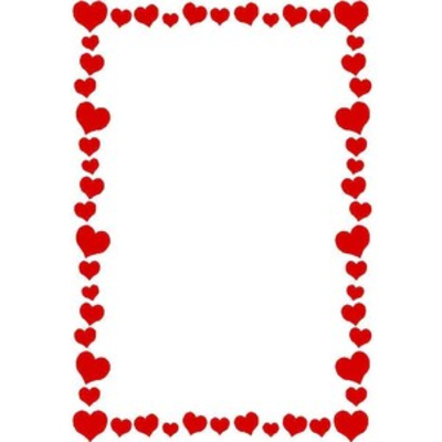 400x400 Heart Border Clipart