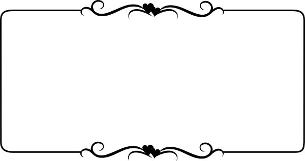 600x318 Image Of Wedding Border Clipart