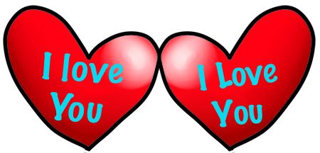 450x216 Free Heart Clipart Valentine I Love You Heart Gif, Echo's Free