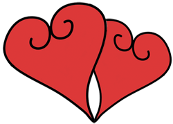 250x179 Wedding Love Hearts Clip Art