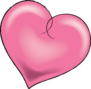 300x295 Images Of Pretty Hearts Pink Heart Clip Art Love~
