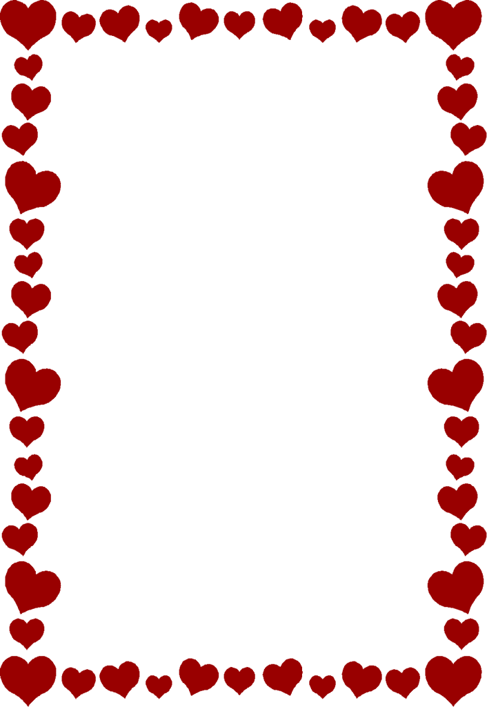 706x1024 Heart Clipart Frames