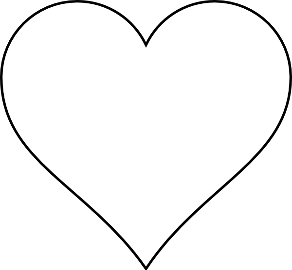 600x556 Heart With Transparent Background Clip Art