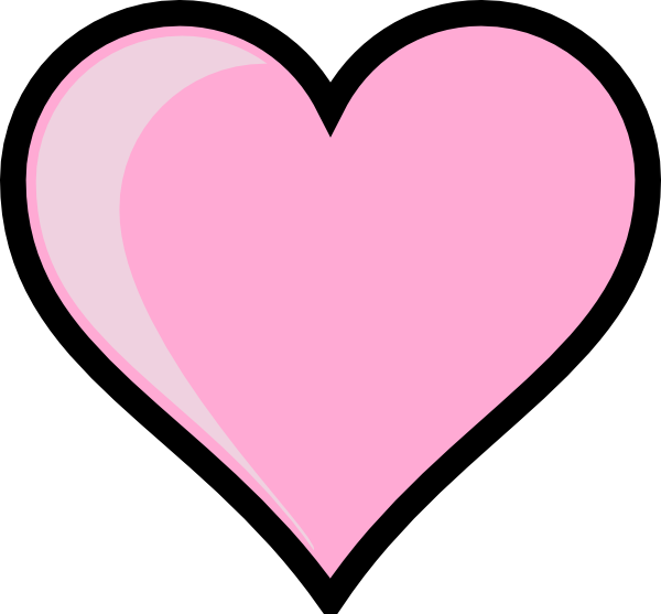 600x557 Pink Heart Transparent Background Png Mart