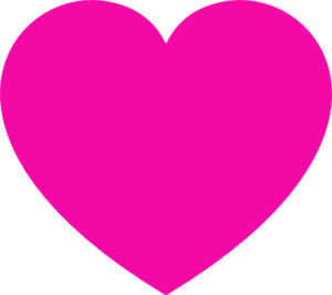 300x267 Pink Heart Clip Art