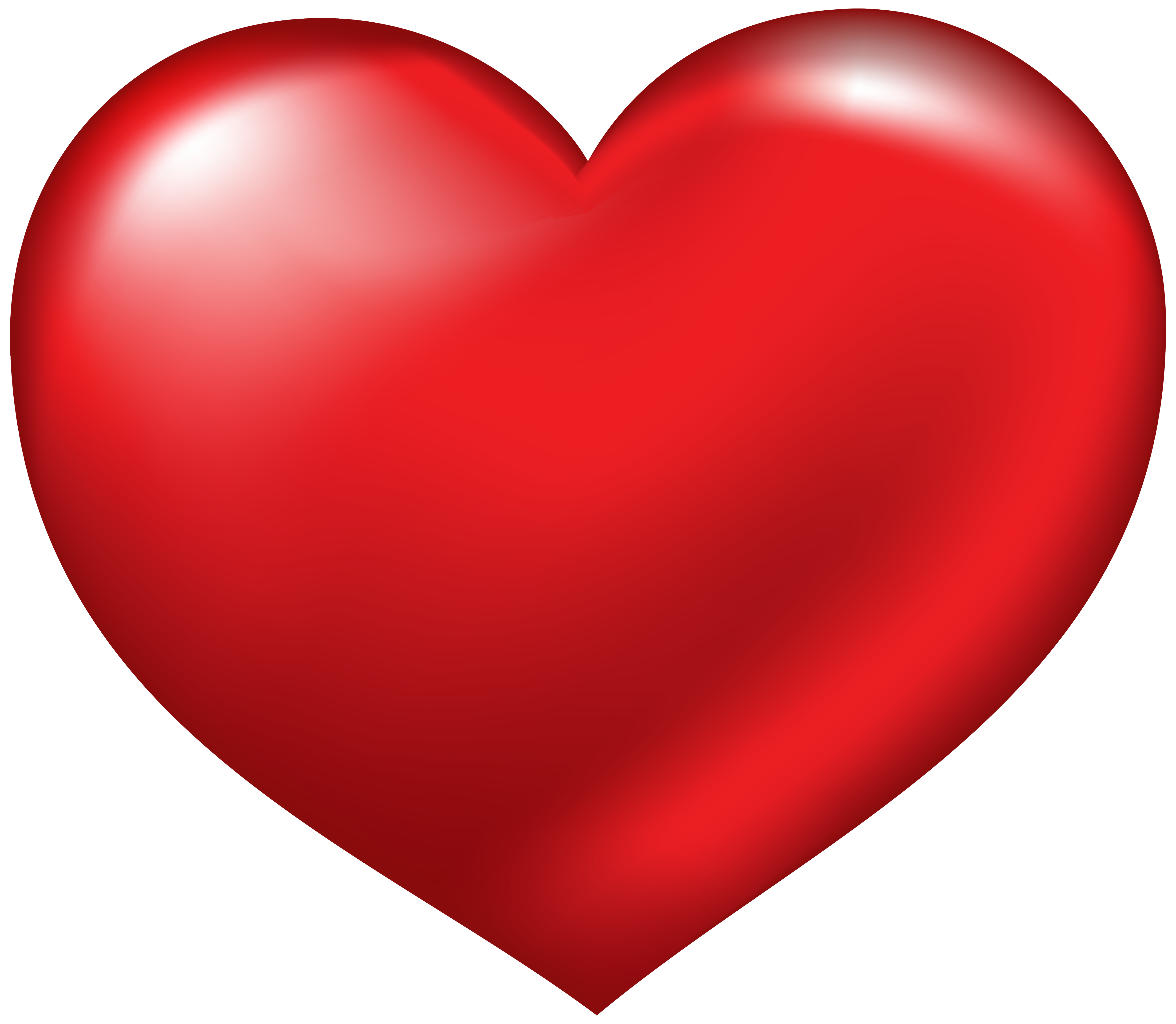 5000x4353 Red Heart Png Clipart