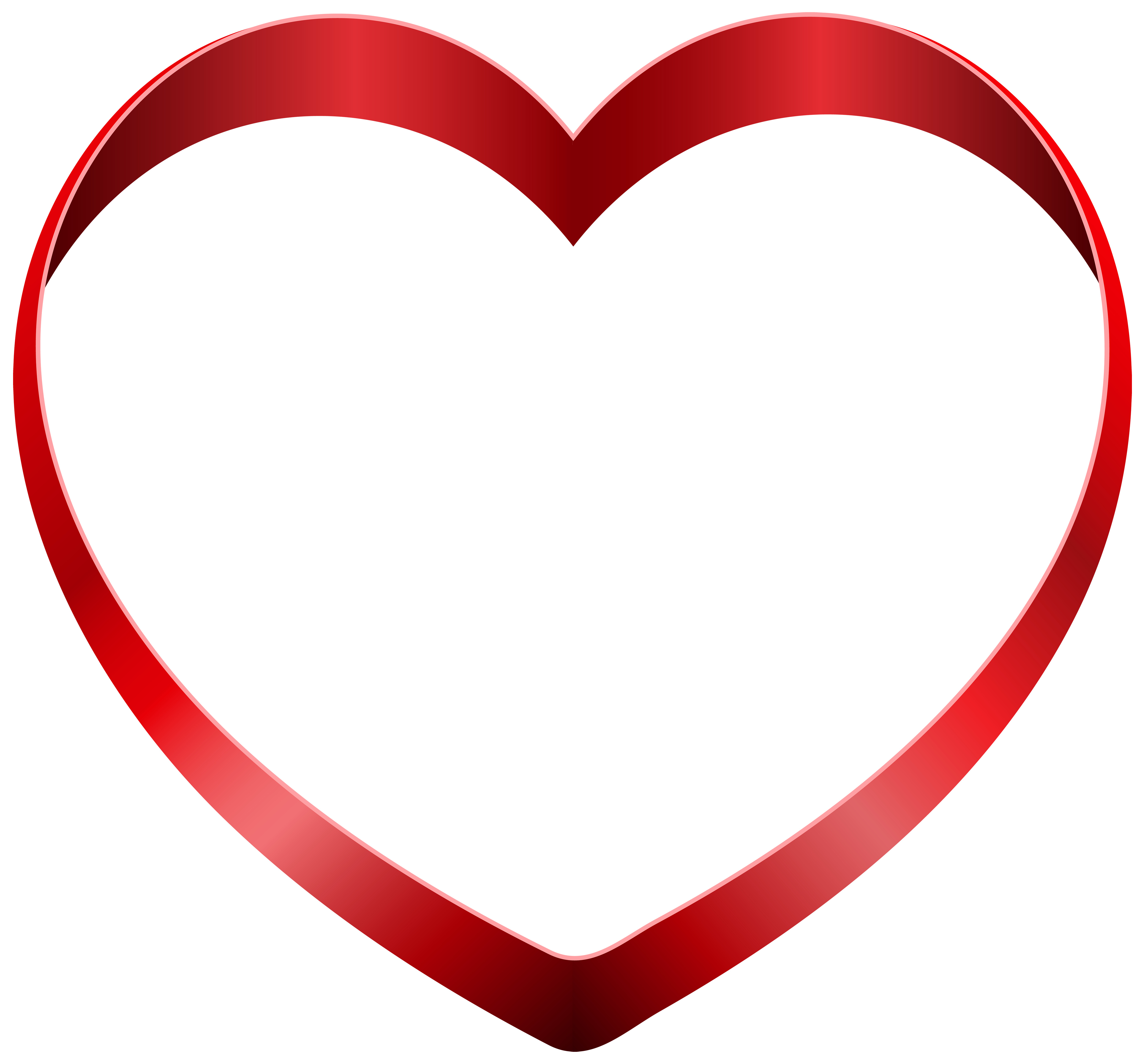 5000x4644 Transparent Heart Png Clipart