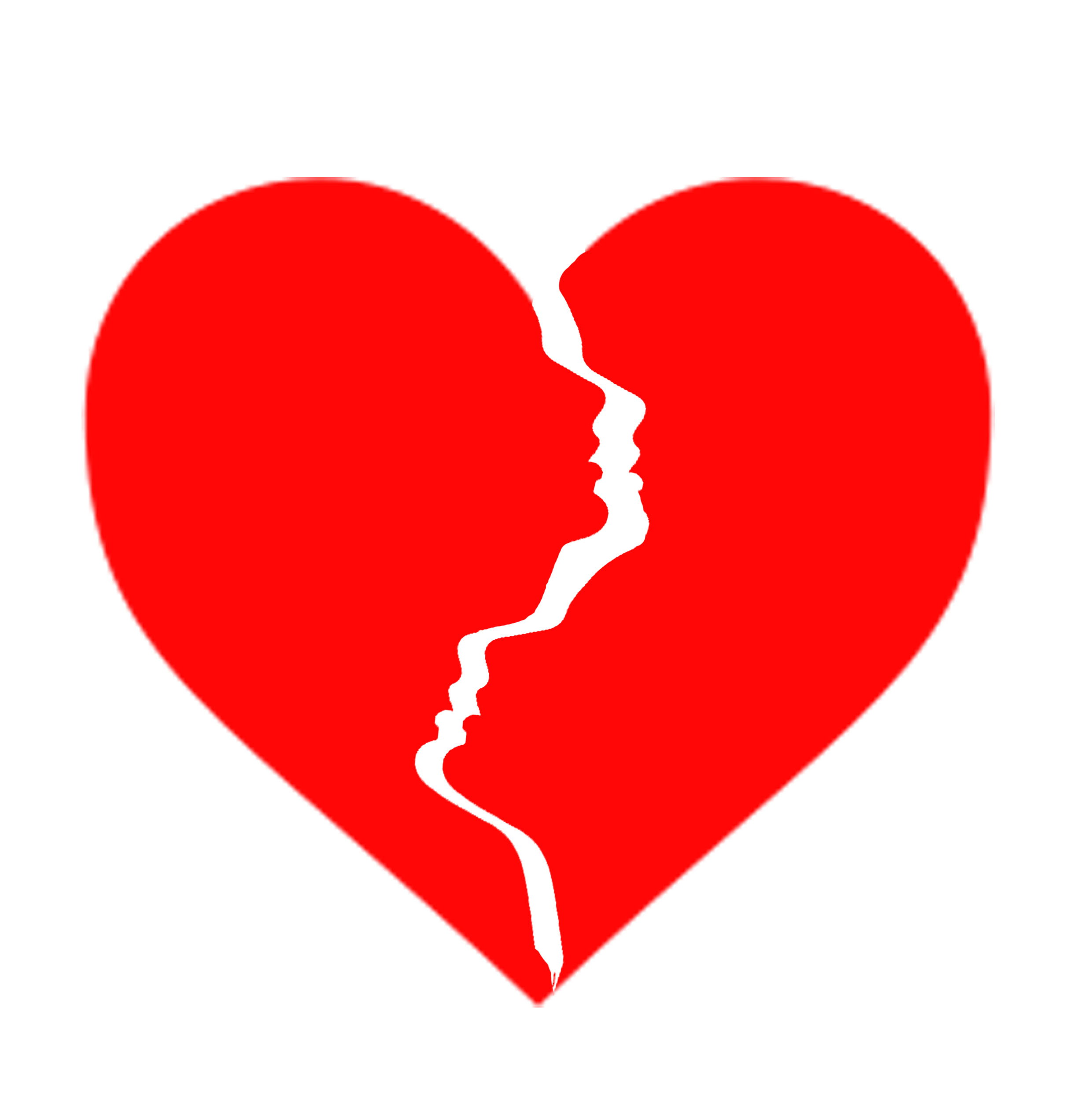 2480x2539 Broken Heart Clipart Purple