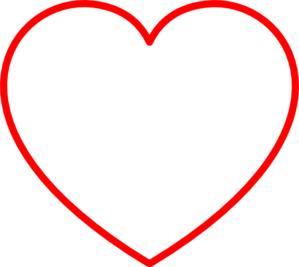 299x267 Red Heart Clip Art Free