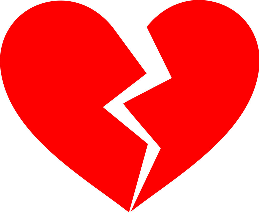 1000x821 Broken Heart Clipart Friendship Heart