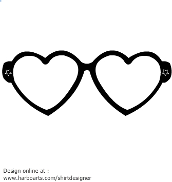 335x355 Heart Sunglasses Clip Art Cliparts
